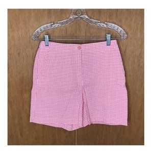 Liz Claiborne Liz Sport Size 4 Gingham Print Short